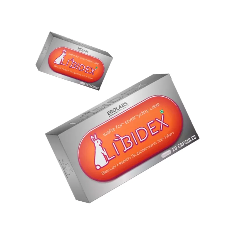 Libidex — पुरुषों के लिए आहार अनुपूरक कैप्सूल, 20 कैप्सूल का बॉक्स
